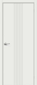 Межкомнатная Дверь Винил Bravo Граффити-21 Super White 600x2000, 700x2000, 800x2000, 900x2000мм / Браво