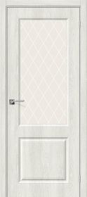 Межкомнатная Дверь Винил Bravo Скинни-13 Casablanca / White Сrystal 600x2000, 700x2000, 800x2000, 900x2000мм / Браво