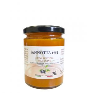 Coуc томатный по-деревенски с оливками Iannotta Sugo Rustico alle olive 280 г - Италия