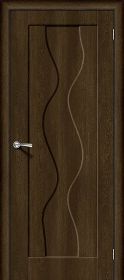 Межкомнатная Дверь Винил Bravo Вираж-1 Dark Barnwood 600x1900, 600x2000, 700x2000, 800x2000, 900x2000мм / Браво