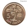 Сейшельские острова 5 центов 2003
