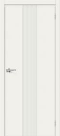 Межкомнатная Дверь Эмаль Bravo Граффити-21 Whitey 600x2000, 700x2000, 800x2000, 900x2000мм / Браво