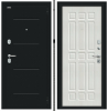 Входная Дверь Bravo Мило Букле Черное/Bianco Veralinga 860x2050, 960x2050мм / Браво