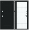Входная Дверь Bravo Граффити-1 Букле Черное/Snow Art 860x2050, 960x2050мм / Браво