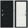 Входная Дверь Bravo Некст Kale Букле Черное/Off-White 860x2050, 960x2050мм / Браво