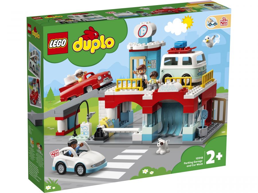Конструктор LEGO DUPLO 10948 "Гараж и автомойка", 112 дет.