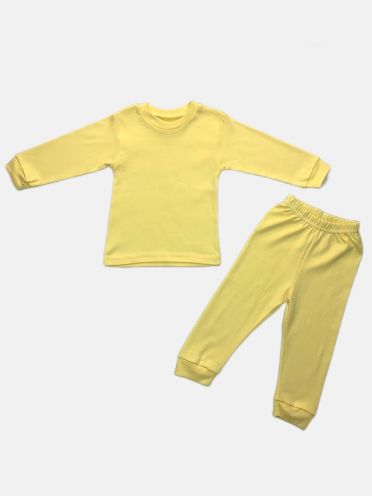 Пижама интерлок-пенье универсальная C-PJ023-ITp, цвет желтый
