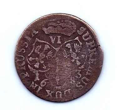 6 грошей 1683 Кенигсберг Пруссия Германия