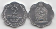 Шри-Ланка 2 цента 1975-1978 UNC