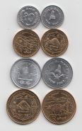 Непал Набор 4 монеты UNC