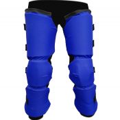 Защита на ноги 2/3 (пара). Синий цвет.