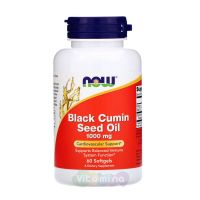 Now Foods Black Cumin Seed Oil Масло Черного Тмина 1000 мг, 60 капсул