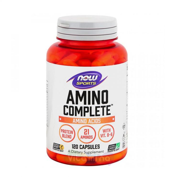 Now Foods Amino Complete Аминокомплекс, 120 капс.