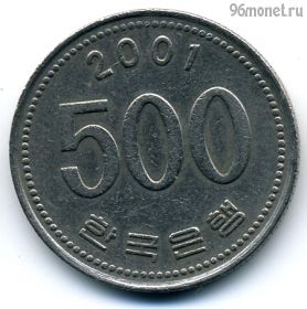 Южная Корея 500 вон 2001