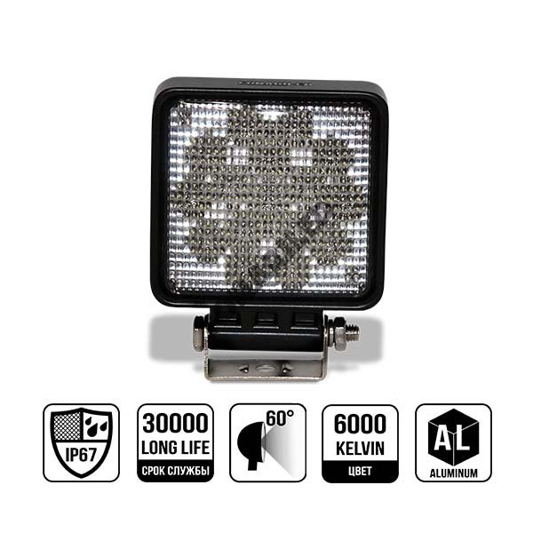 Светодиодная фара OSRAM FR16D-48W FLOOD ближний, рабочий свет