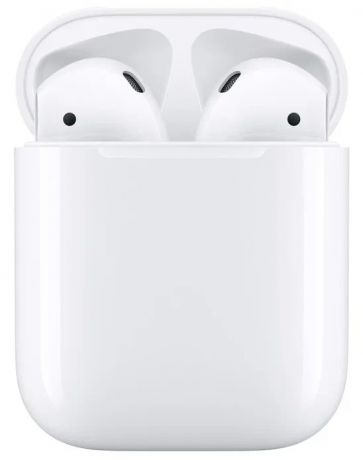 Беспроводные наушники Apple AirPods 2 с зарядным футляром