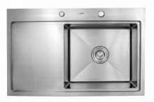 Мойка для кухни из нержавеющей стали 78х50 см. Hoffger HFG-7850S-R сатин правая