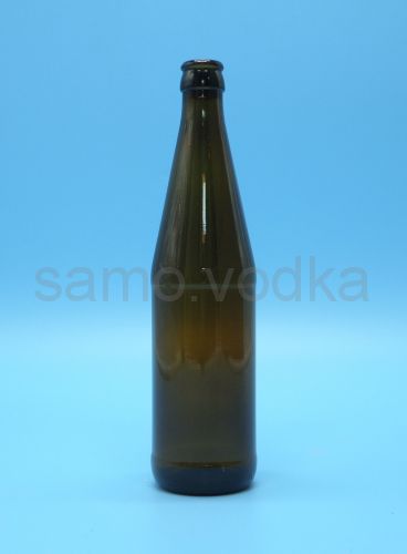 Бутылка пивная "Эмеральд" коричневая 0.5 л под кронен пробку