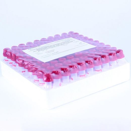 Микропробирки без капилляра, 0,25-0,5 мл, с активатором свертывания, 10х45 мм, пластик, для взятия капиллярной крови, Bodywin, 100 шт/упак,