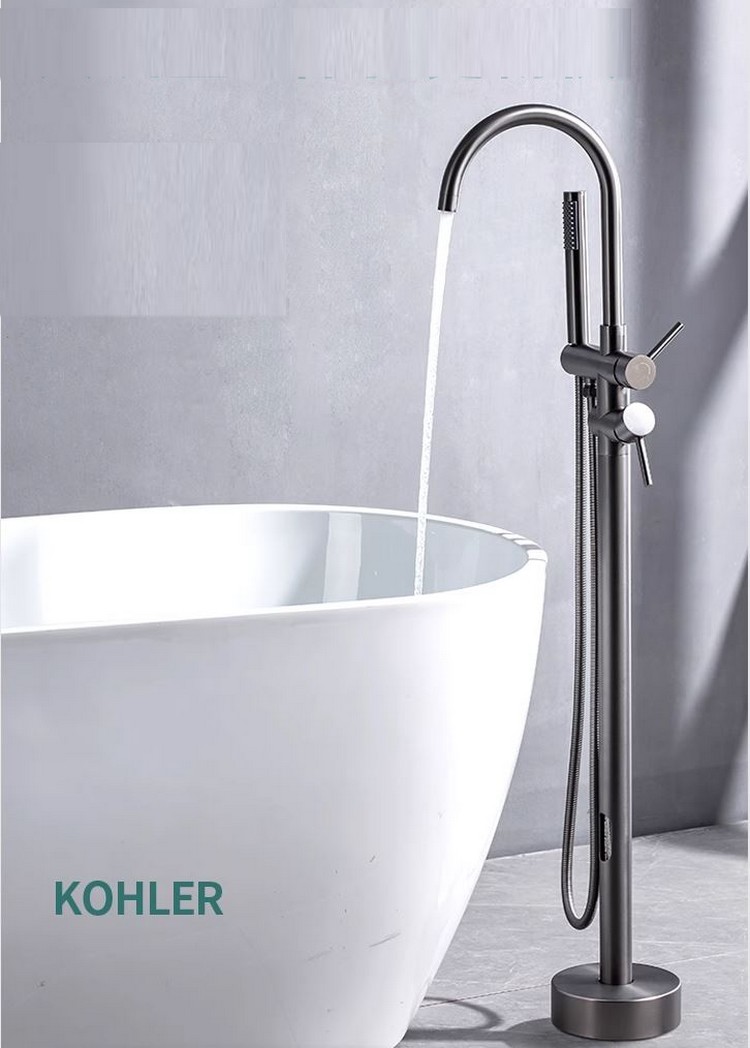 Kohler K-61005 Напольный смеситель для ванны  (реплика)