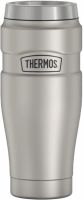 Термокружка Thermos King SK-1005 с поилкой стальная матовая