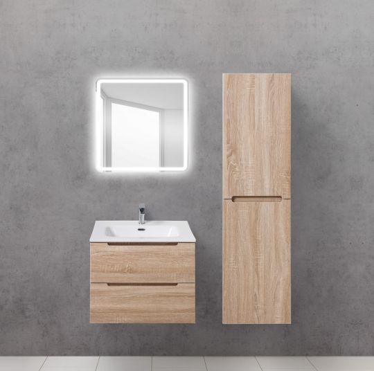 Зеркало для ванной комнаты BelBagno SPC-MAR-600-600-LED-BTN ФОТО
