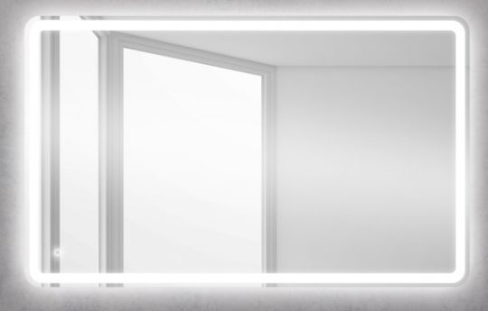 Изображение Зеркало для ванной комнаты BelBagno 1000х600 мм с LED подсветкой