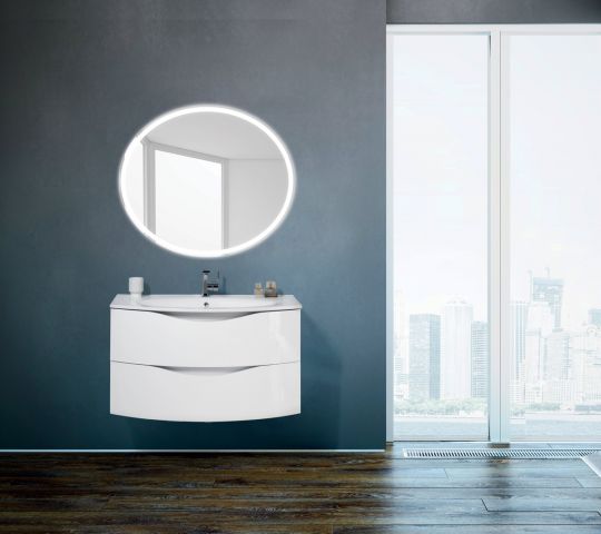 Зеркало для ванной комнаты BelBagno SPC-VST-750-900-LED-BTN ФОТО
