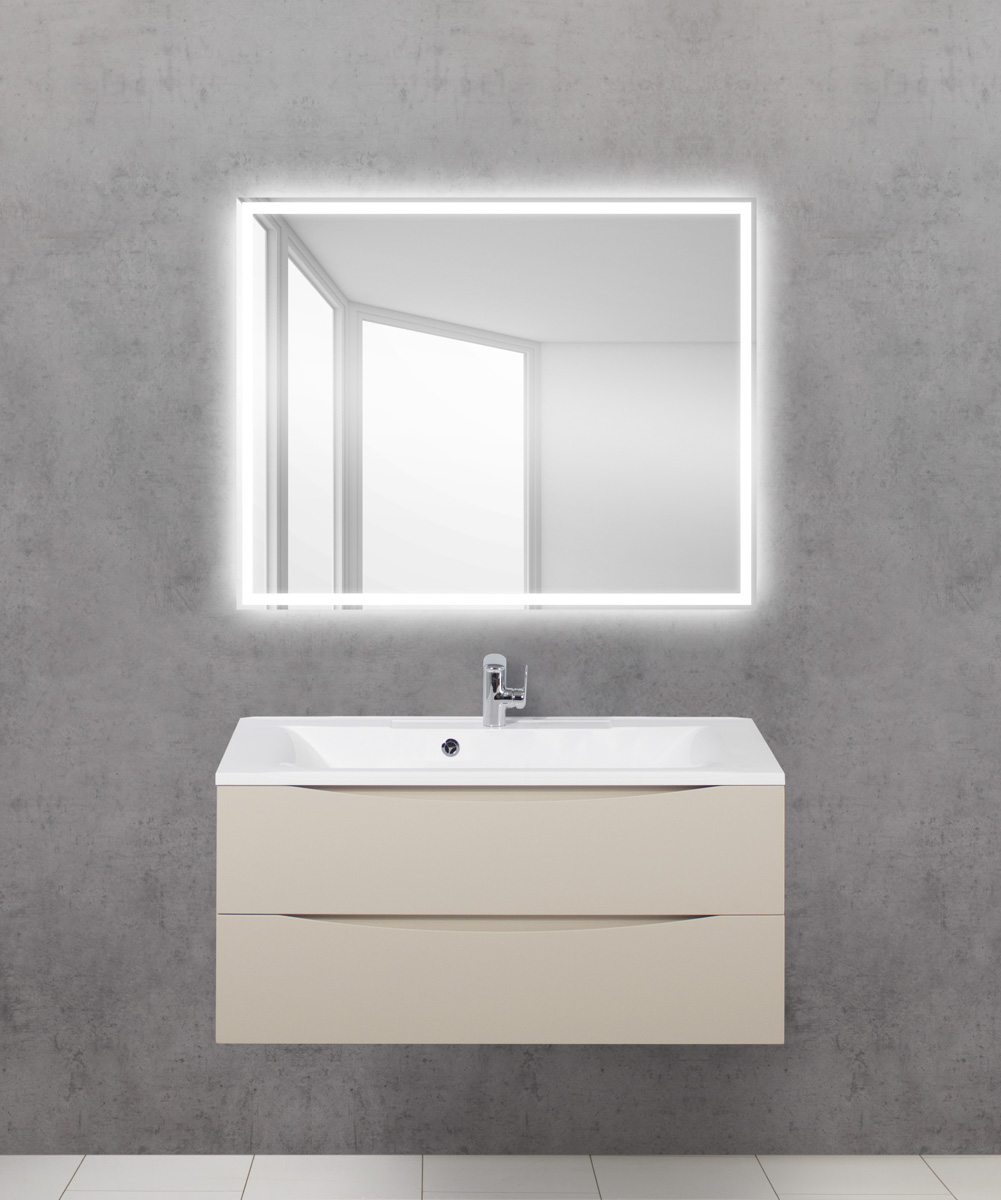 Зеркало для ванной комнаты BelBagno SPC-GRT-1000-800-LED-BTN схема 3