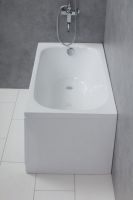 Маленькая ванна Belbagno BB101 на каркасе 120x70 схема 3