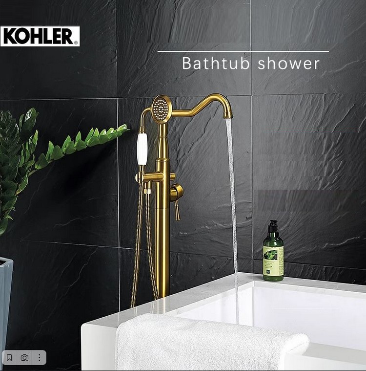 Kohler  KL-9568 Напольный смеситель для ванны  (реплика)