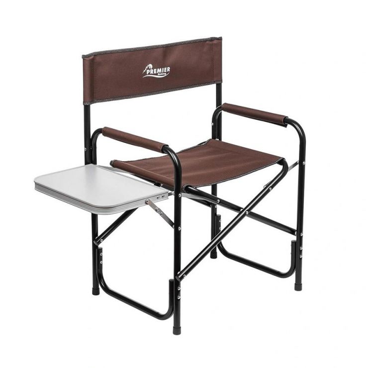Кресло ДИРЕКТОРСКОЕ PREMIER откидной стол Цвет: коричневый Тонар T-PR-DC-95100T-BN