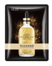 Тканевая маска для лица VEZE gold с гиалуроновой кислотой и 24К золотом, 25 гр