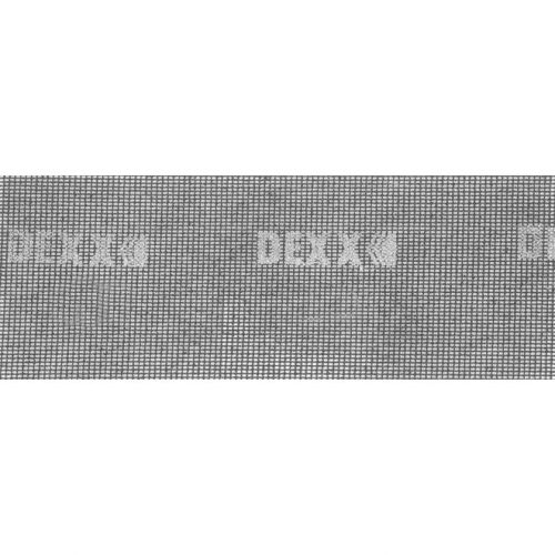 DEXX 105 х 280 мм, Р 120, 3 листа, абразивная, водостойкая, шлифовальная сетка 35550-120_z01
