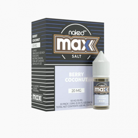 "Naked MAX" Salt - Berry Coconut 10 мл. 20 мг.