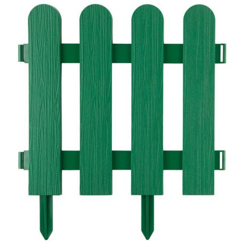 GRINDA 29х224 см, зеленый, забор декоративный ШТАКЕТНИК 422209-G