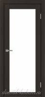 Межкомнатная дверь ТУРИН 501.2 ЭКО-шпон Венге. стекло - Лакобель Белое