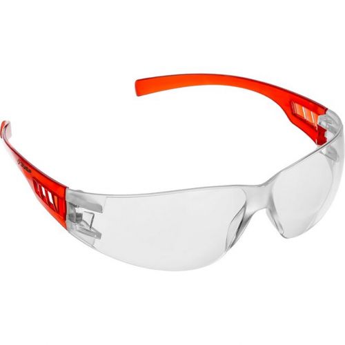 ЗУБР прозрачные, пластиковые дужки, очки защитные открытого типа 110325_z01 Мастер