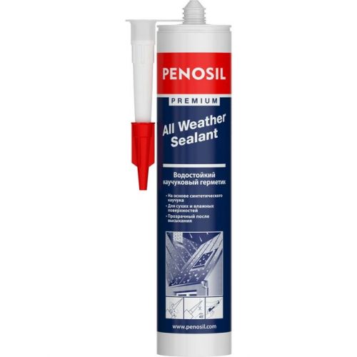 PENOSIL 280 мл, всепогодный, прозрачный, герметик каучуковый ALL WEATHER H4188