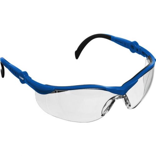 ЗУБР прозрачный, регулируемые дужки, очки защитные Прогресс 9 110310_z01