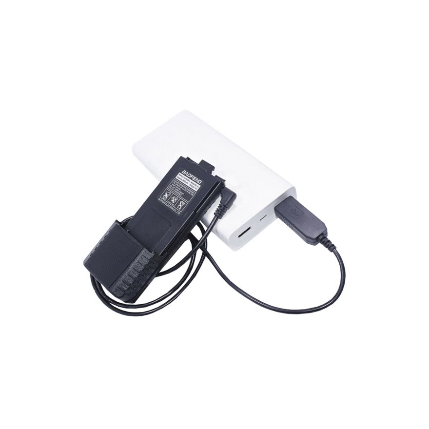 USB кабель - зарядное устройство для раций Baofeng с усиленным АКБ