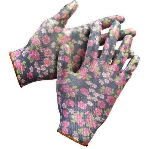 GRINDA S-M, 13 класс, прозрачное нитриловое покрытие, перчатки садовые 11297-S