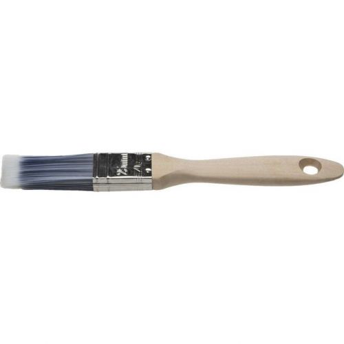 STAYER 25 мм, 1", искусственная щетина, неокрашенная профессиональная деревянная ручка, кисть плоская 01055-025