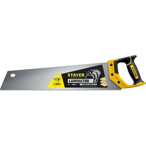 STAYER 11 TPI, 500 мм, ножовка многоцелевая (пила) COBRA Laminator 15161 Professional