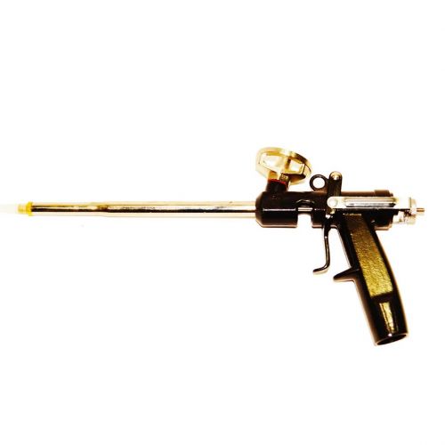 Пистолет для монтажной пены, алюминиевый корпус (черный) (2391)
