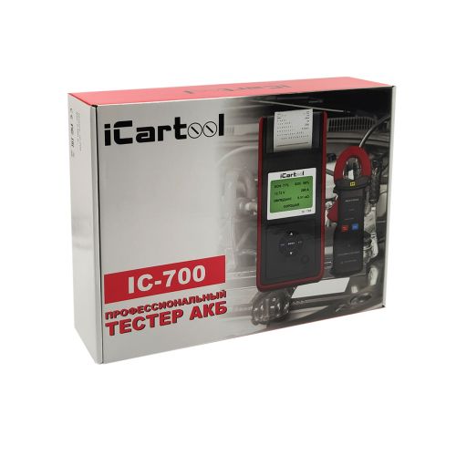 Тестер аккумулятора автомобиля, с принтером ICARTOOL IC-700