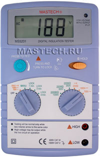 Мегоомметр цифровой MASTECH MS5201