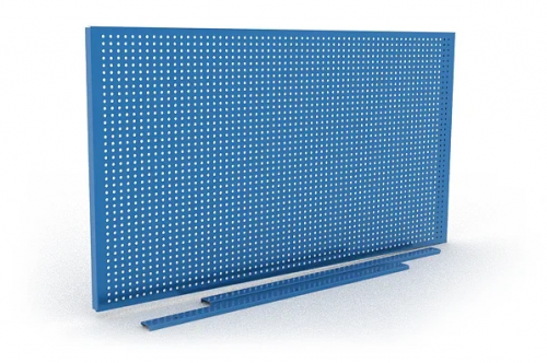 Комплект перфорированная панель для тумбы верстачной 45.4ххх, синяя FERRUM 45.0403-5015