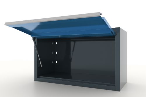 Антресоль для верстака 745 мм, темно-серая - синяя FERRUM 11.9411-7016/5015