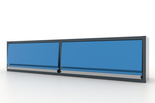 Антресоль для верстака 1880 мм, темно-серая - синяя FERRUM 11.9441-7016/5015